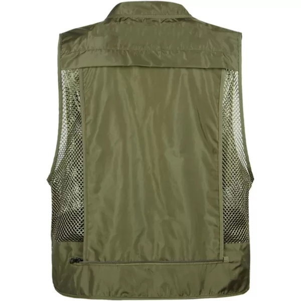 Flygo Zhusheng Men's Fishing Outdoor Utility Hunting Climbing Tactical Camo Mesh Removable Vest with Multiple Pockets