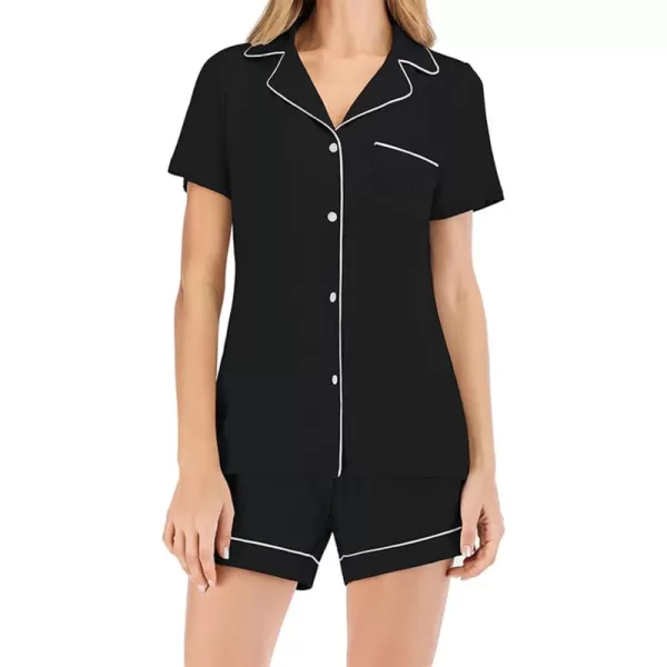 Flygo 2 piece Short Nightwear Classic Short Sleeve Maternity &amp; Nursing Confinement pajamas Pajama Set Women