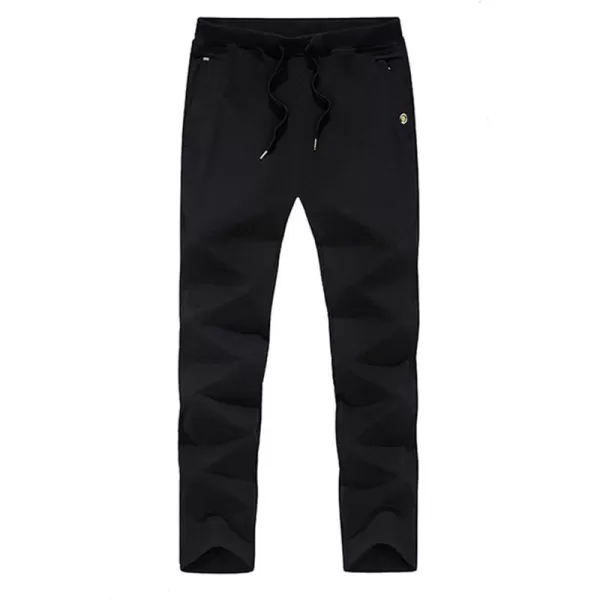 Flygo Mens Casual Straight Leg Sweat Pants Running Active Sports Jogger Pants
