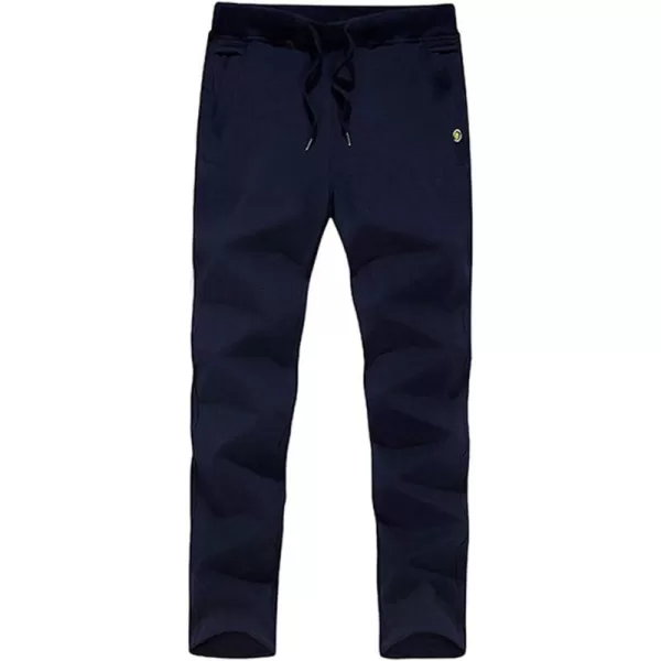 Flygo Mens Casual Straight Leg Sweat Pants Running Active Sports Jogger Pants