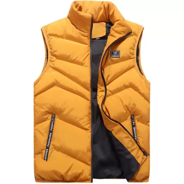 Flygo Men's Lightweight Down Vest Outdoor Water-Resistance Puffer Vest Jacket