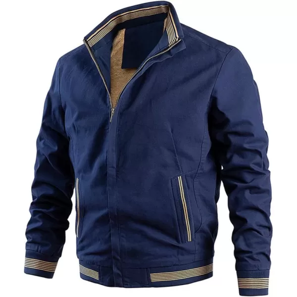Flygo Men's Thick Winter Jackets Fleece Lined Cotton Bomber Work Jackets with Pockets