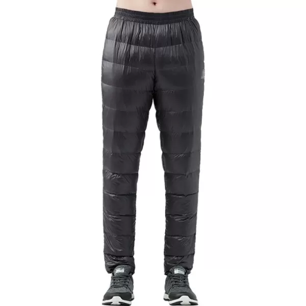 Flygo Mens Ultralight Winter Warm Down Pants Nylon Compression Snow Trousers