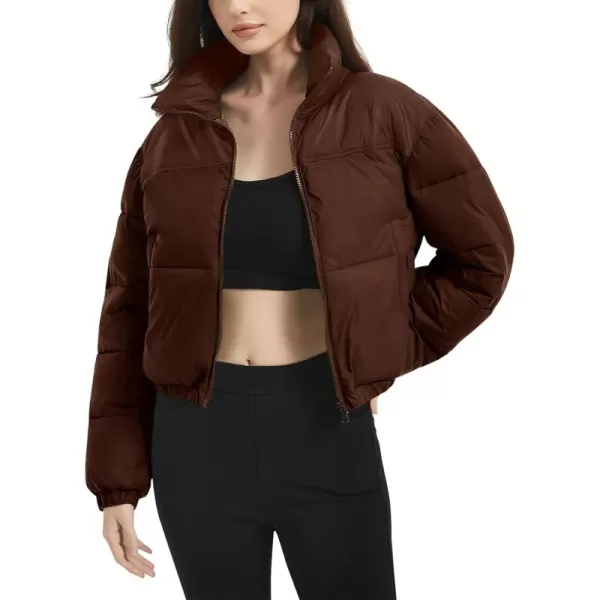 Flygo Women Lightweight Quilted Jacket Corduroy Puffer Jackets Zip Up Fall Winter Coats