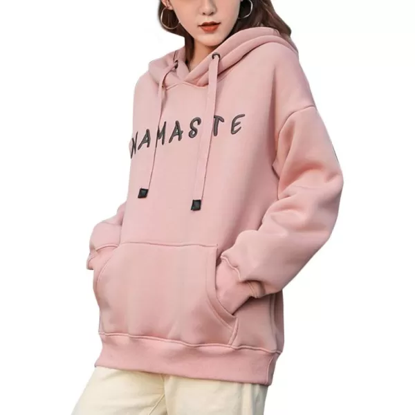 Flygo Women's Casual Winter Sherpa Fleece Lined Sweatshirt Coat Long Sleeve Pullover Outwear)