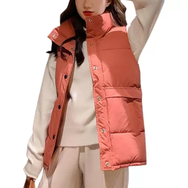 Flygo Womens Fall Quilted Puffer Vest Sleeveless Jacket Waistcoat