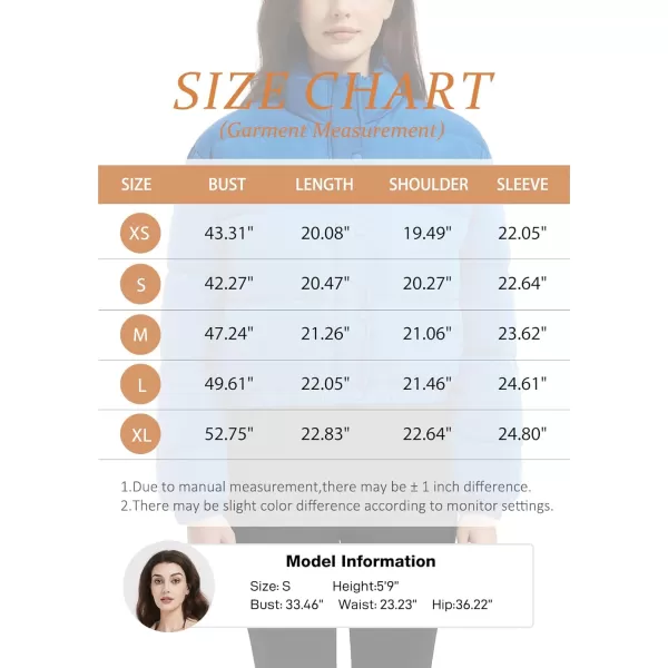 Flygo Women Cropped Puffer Jacket Cardigan Floral Printed Quilted Coats Lightweight Open Front Crop Padded Down Jackets