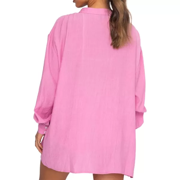 Flygo Women Summer Casual 2 Piece Outfits Button Down Shirt Blouse High Waist Shorts Tracksuit Set