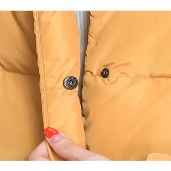 Flygo Women's Puffer Long Down Jacket Parka Coat