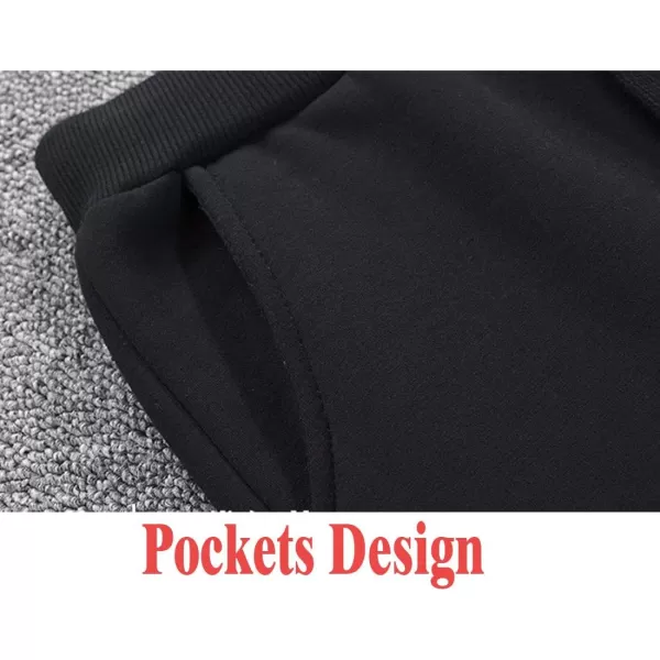 Flygo Womens Warm Fleece Pants Sherpa Lined Sweatpants Active Running Joggers Pants