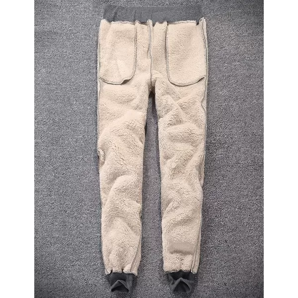 Flygo Womens Warm Fleece Pants Sherpa Lined Sweatpants Active Running Joggers Pants