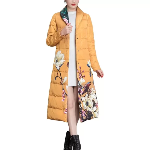 Flygo Women's Puffer Long Down Jacket Parka Coat