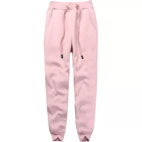 Flygo Womens Warm Fleece Pants Sherpa Lined Sweatpants Active Running Joggers Pants