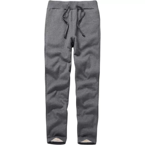 Flygo Womens Warm Fleece Pants Sherpa Lined Sweatpants Active Running Joggers Pants)