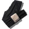 imageFlygo Mens Winter Casual Thicken Fleece Sherpa Lined Elastic Drawstring Pants Athletic Jogger TrousersBlackstraight