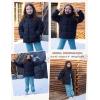 imageFlygo Boys Girls Puffer Jacket Kids Winter Coat WaterResistant Warm Colorblock Quilted Bubble Puffy Jackets CoatsBlack
