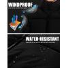 imageFlygo Boys Girls Puffer Jacket Kids Winter Coat WaterResistant Warm Colorblock Quilted Bubble Puffy Jackets CoatsBlack