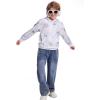 imageFlygo Camo Hoodie for Girls Boys Maple Leaf Print Hoodies Cute Oversized Hooded Trendy Sweatshirt Kids 514 YearsMaple Leaf Grey