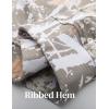 imageFlygo Mens Camo Hoodie Maple Leaf Print Hooded Sweatshirt Oversized Casual Long Sleeve Graphic Hoodies Fashion PulloverMaple Leaf Green