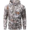 imageFlygo Mens Camo Hoodie Maple Leaf Print Hooded Sweatshirt Oversized Casual Long Sleeve Graphic Hoodies Fashion PulloverMaple Leaf Green