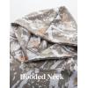 imageFlygo Mens Camo Hoodie Maple Leaf Print Hooded Sweatshirt Oversized Casual Long Sleeve Graphic Hoodies Fashion PulloverMaple Leaf Green