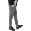 imageFlygo Mens Fleece Lined Sherpa Sweatpants Winter Warm Pants Jogger Lounge Athletic Pant with Pockets2 Ashgreyribbed Bottom
