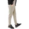 imageFlygo Mens Fleece Lined Sherpa Sweatpants Winter Warm Pants Jogger Lounge Athletic Pant with Pockets2a Khakiribbed Bottom