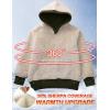 imageFlygo Unisex Boys Girls Fleece Lined Sherpa Hoodie Kids Warm Winter Hoodies Pullover Hooded Sweatshirt Sweater 413YArmy Green