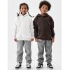 imageFlygo Unisex Boys Girls Fleece Lined Sherpa Hoodie Kids Warm Winter Hoodies Pullover Hooded Sweatshirt Sweater 413YCoffee Brown