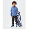 imageFlygo Unisex Boys Girls Fleece Lined Sherpa Hoodie Kids Warm Winter Hoodies Pullover Hooded Sweatshirt Sweater 413YLight Blue