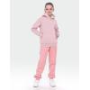 imageFlygo Unisex Boys Girls Fleece Lined Sherpa Hoodie Kids Warm Winter Hoodies Pullover Hooded Sweatshirt Sweater 413YPink