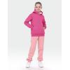 imageFlygo Unisex Boys Girls Fleece Lined Sherpa Hoodie Kids Warm Winter Hoodies Pullover Hooded Sweatshirt Sweater 413YRose Red