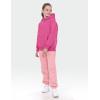 imageFlygo Unisex Boys Girls Fleece Lined Sherpa Hoodie Kids Warm Winter Hoodies Pullover Hooded Sweatshirt Sweater 413YRose Red