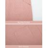 imageFlygo Womens Casual Mid Length Long Corduroy Jumpers Button Down Swing Overall Pinafore Dress SkirtPink