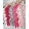 imageFlygo Womens Hollow Out Floral Lace Vest Cropped Embroideried Summer Crochet Coverup 2025 Trendy Blouse TopsBeige