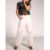 imageFlygo Womens Hollow Out Floral Lace Vest Cropped Embroideried Summer Crochet Coverup 2025 Trendy Blouse TopsBlack