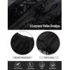imageFlygo Womens Midi Long Tulle Skirts Dressy Casual Elegant ALine Elastic Waist Foliage Embroidery Mesh SkirtBlack