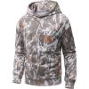 imageFlygo Mens Camo Hoodie Maple Leaf Print Hooded Sweatshirt Oversized Casual Long Sleeve Graphic Hoodies Fashion PulloverMaple Leaf Green