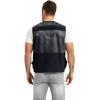 imageFlygo Mens Fishing Vest Utility Lightweight Outdoor Travel Safari Photo Cargo Vest with 16 PocketsNavy Bluemesh