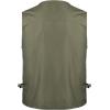 imageFlygo Mens Fishing Vest Utility Lightweight Outdoor Travel Safari Photo Cargo Vest with 16 PocketsStyle 01 Army Green
