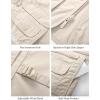 imageFlygo Mens Fishing Vest Utility Lightweight Outdoor Travel Safari Photo Cargo Vest with 16 PocketsStyle 01 Beige