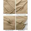 imageFlygo Mens Fishing Vest Utility Lightweight Outdoor Travel Safari Photo Cargo Vest with 16 PocketsStyle 01 Khaki