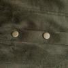 imageFlygo Womens High Waist Button Front Faux Suede ALine Mini SkirtKhaki