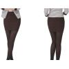 imageFlygo Womens Ruched Stretchy Pencil Skirt Bodycon Above Knee Mini SkirtsCoffee