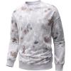 imageFlygo Mens Camo Sweatshirt Maple Leaf Print Crewneck Sweatshirts Oversized Casual Long Sleeve Fashion Pullover TopMaple Leaf Grey