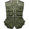 imageFlygo Mens Fishing Vest Utility Lightweight Outdoor Travel Safari Photo Cargo Vest with 16 PocketsArmy Greenmesh