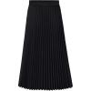 imageFlygo Womens High Waist A Line Boho Pleated Chiffon Skirt Flowy Maxi Midi SkortsBlack
