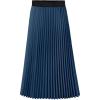 imageFlygo Womens High Waist A Line Boho Pleated Chiffon Skirt Flowy Maxi Midi SkortsNavy