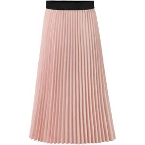 imageFlygo Womens High Waist A Line Boho Pleated Chiffon Skirt Flowy Maxi Midi SkortsPink