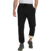imageFlygo Mens Fleece Pants Winter Warm Joggers Pants Active Sherpa Lined SweatpantsBlack